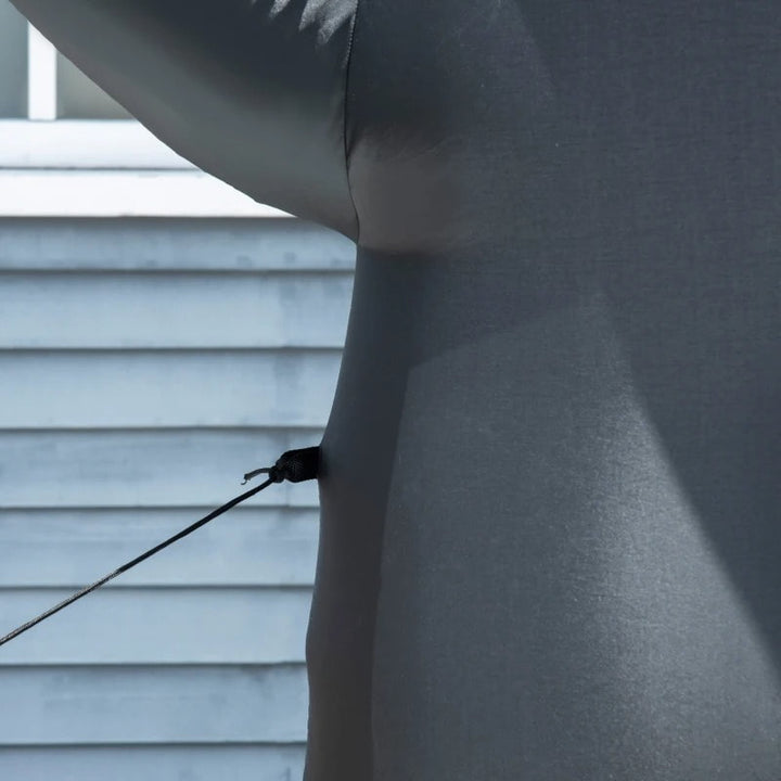 8.2ft Tall Inflatable Christmas Holiday Blow Up w LED Lights Outdoor, Penguin w Hat, Candy Cane