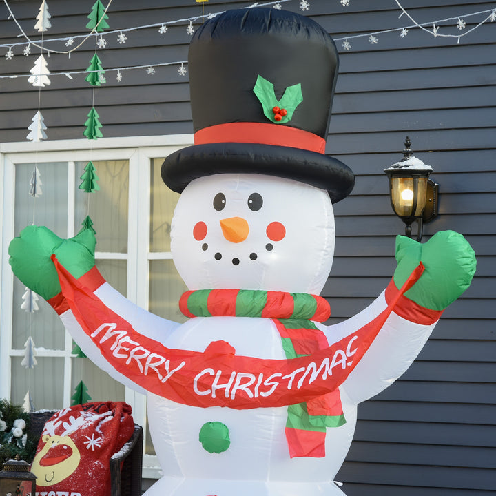 8ft Holiday Christmas Inflatable Lawn Xmas Outdoor Decoration w/ Lights – Frosty the Snowman