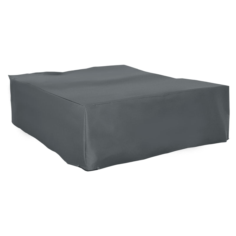 108"L x 80"W x 35"H Oxford Cloth Waterproof Outdoor Patio Furniture Set Cover PE Coated - Grey