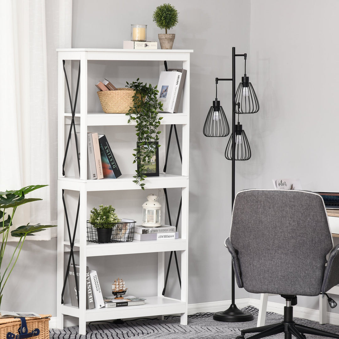 4-tier Bookcase/Display Shelf - White