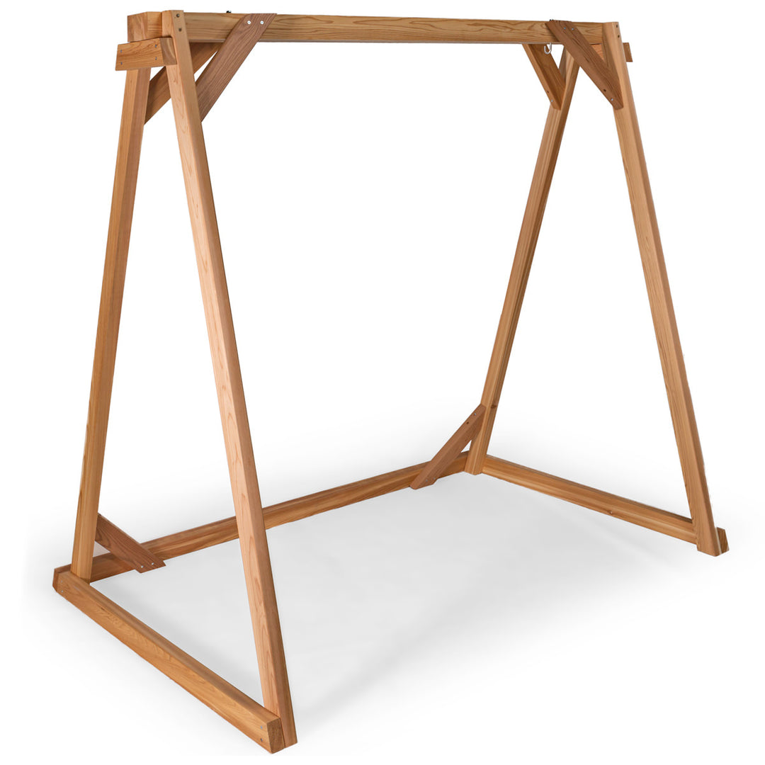 6’ Canadian Made Outdoor Porch Garden Swing A Frame DIY Kit, Frame Only, Western Red Cedar Wood