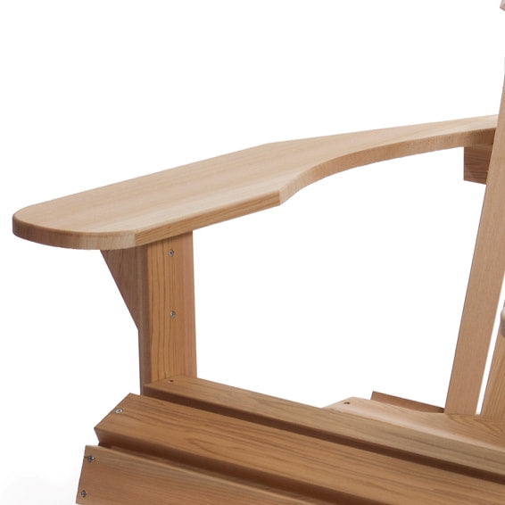 Large Canadian Made Muskoka Adirondack Lounge Chair DIY Kit, Deck Patio, Western Red Cedar Wood