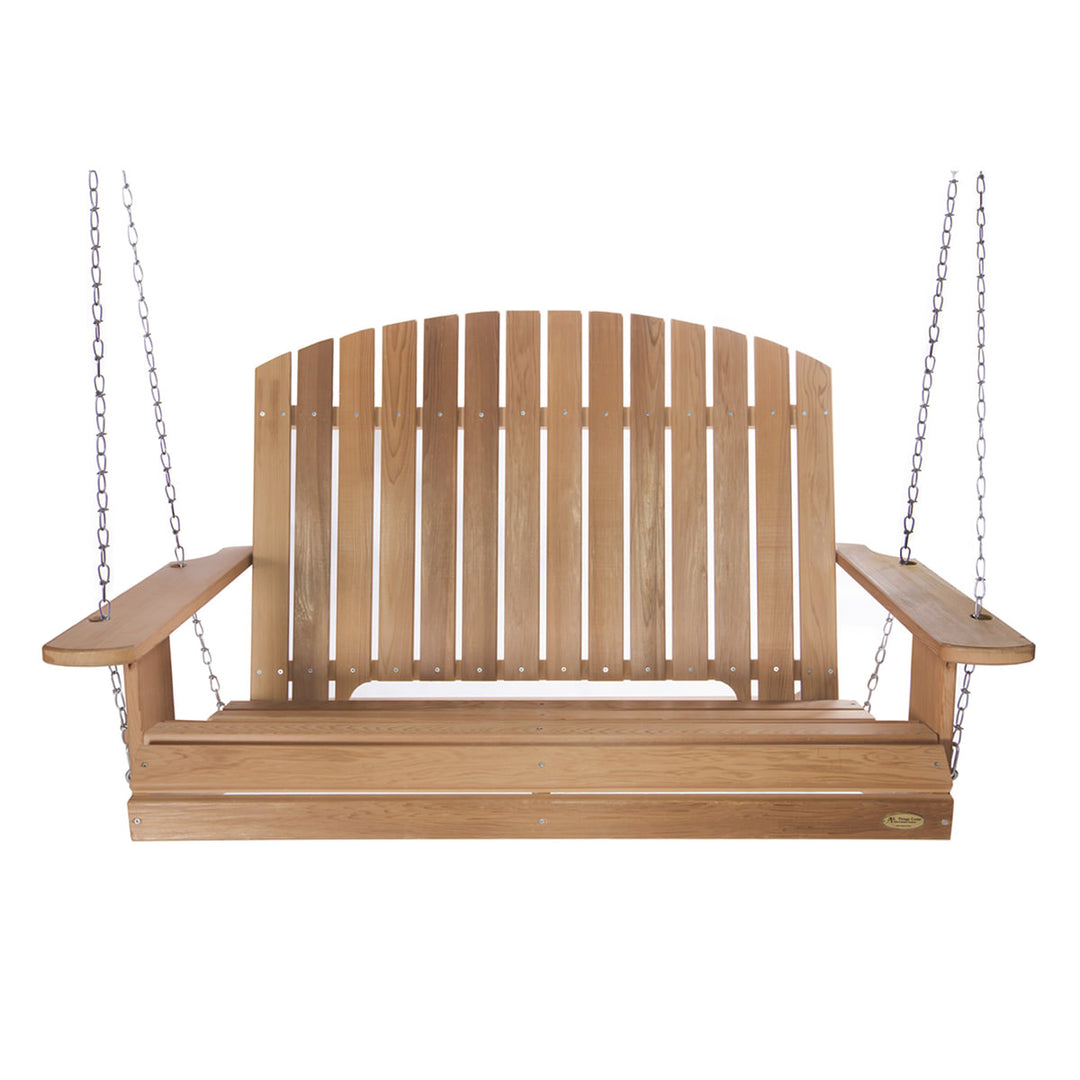 3.5ft Canadian Made Pergola Porch Swing Bench Seat DIY Kit Patio Garden, Western Red Cedar Wood