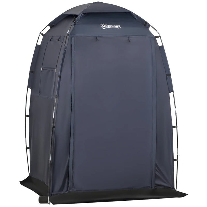 5'x5'x7' Portable Shower Tent Dressing Change Room, Beach Camping Outdoor Privacy Shelter, Blue