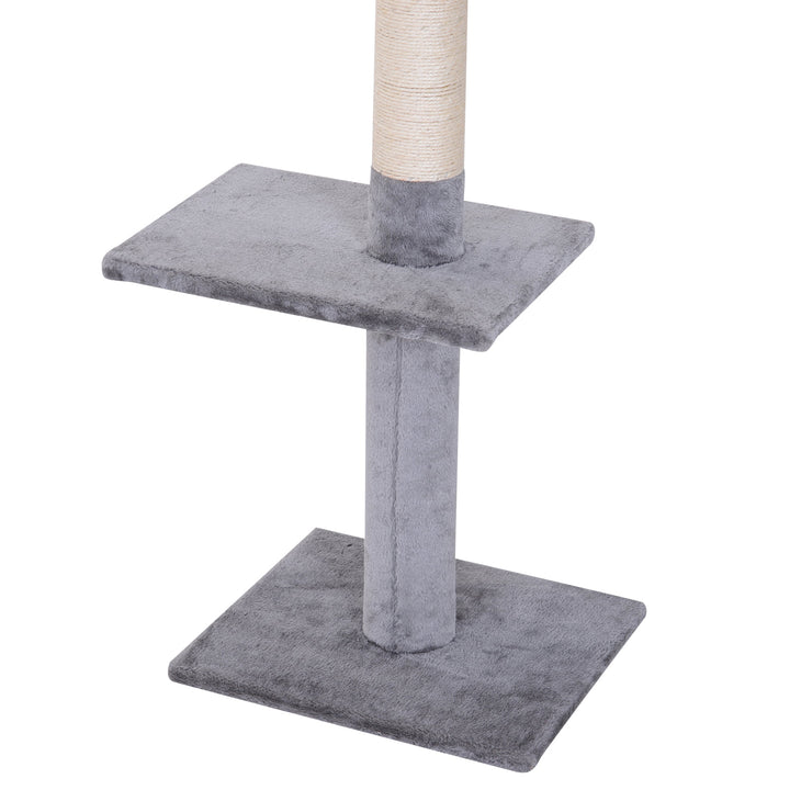 5-Tier Cat Tree Stand House - Grey