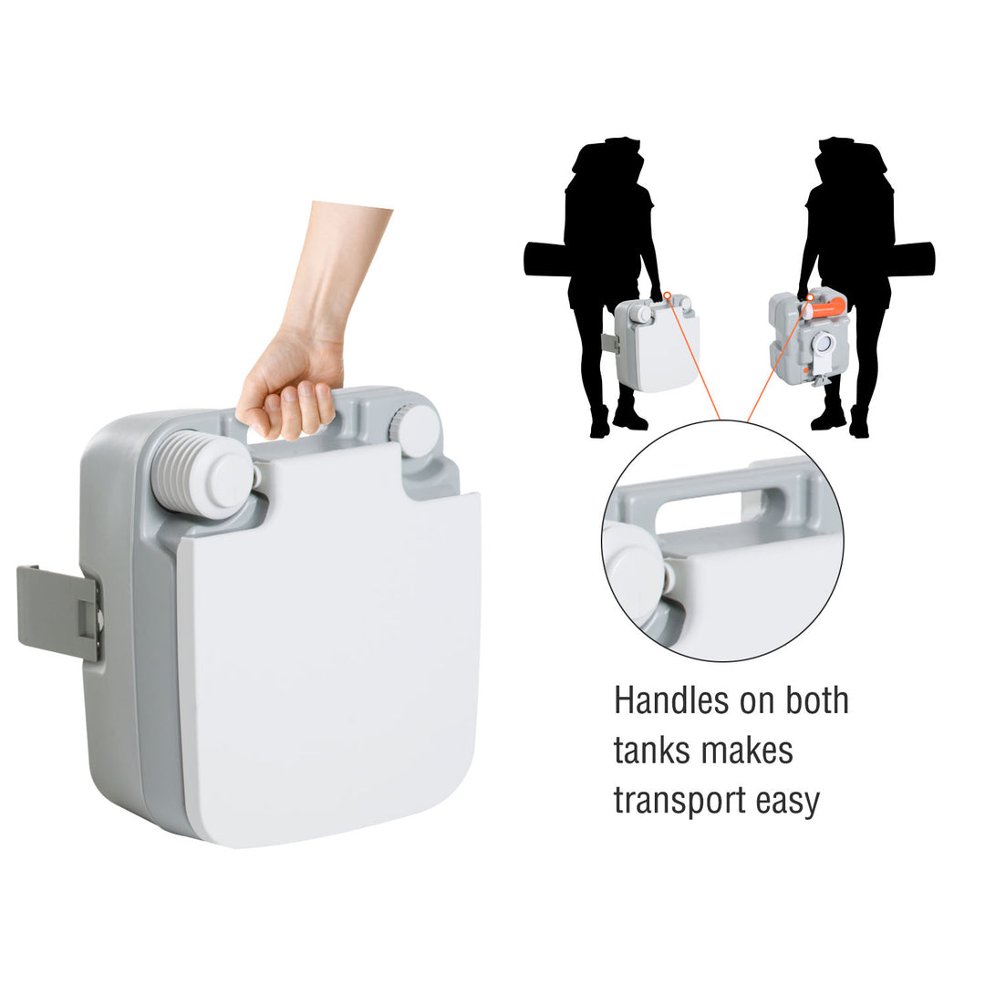 Outdoor Portable Toilet System for Hiking / Camping