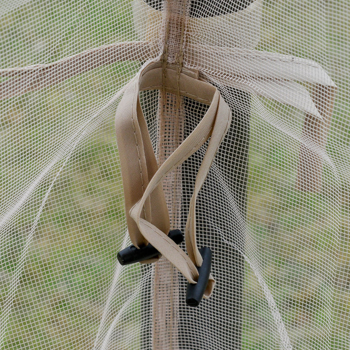 10ft Square Gazebo w/ Bug Net - Beige