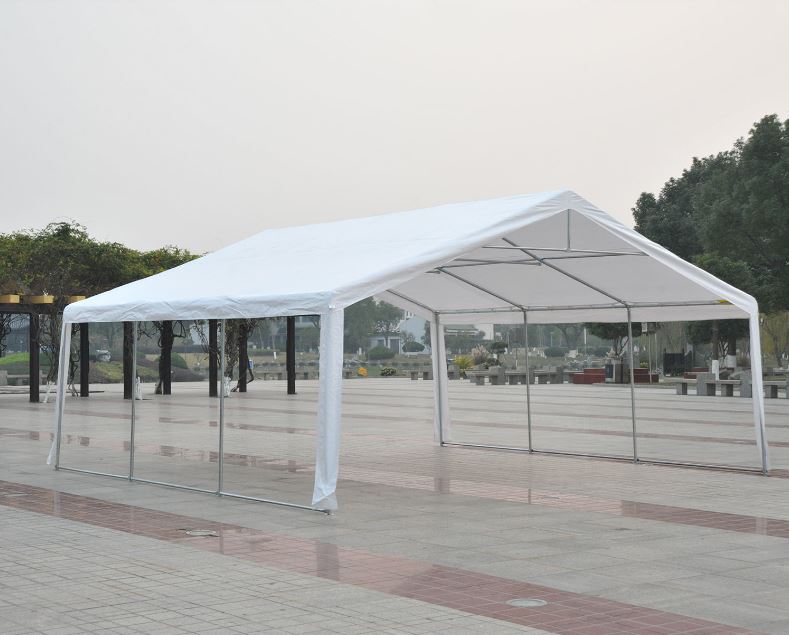 20' x 20' Deluxe Heavy Duty Outdoor Party Wedding Event Tent Gazebo Canopy Carport - White