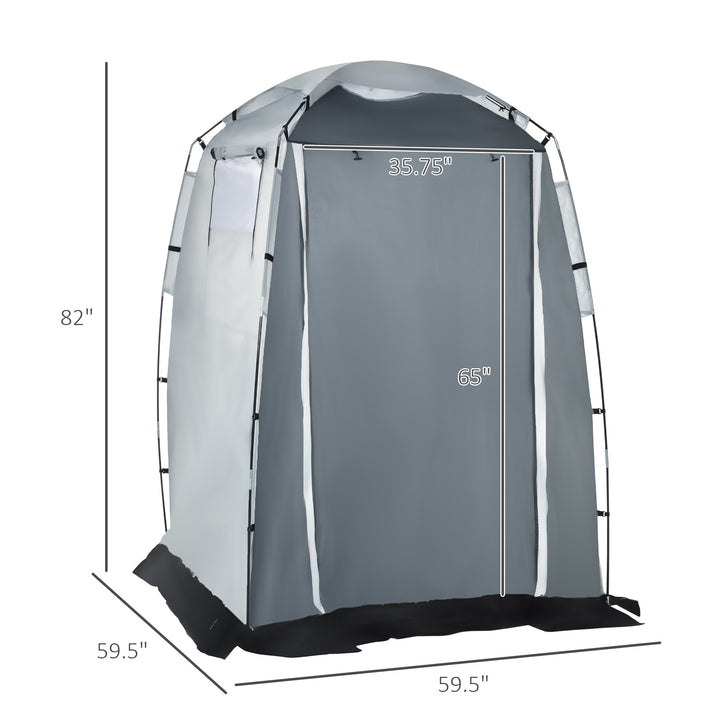 Standing Shower / Washroom / Changeroom Tent for Camping / Beach - Grey
