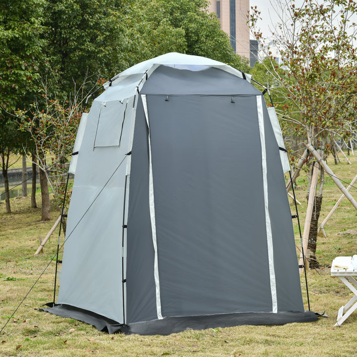 Standing Shower / Washroom / Changeroom Tent for Camping / Beach - Grey