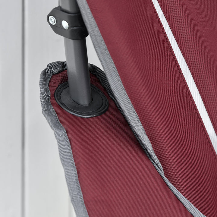 Folding Muskoka-Style Camping Chair - Red