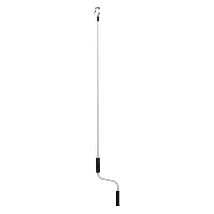 10 x 8 ft Manual Retractable Awning Sun Shade Canopy, Aluminum, Steel for Patio Deck - Orange