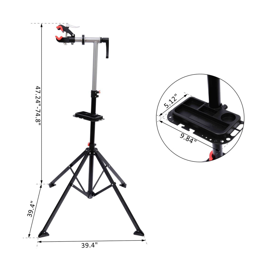 4-Leg Adjustable Bike Repair Stand Rack