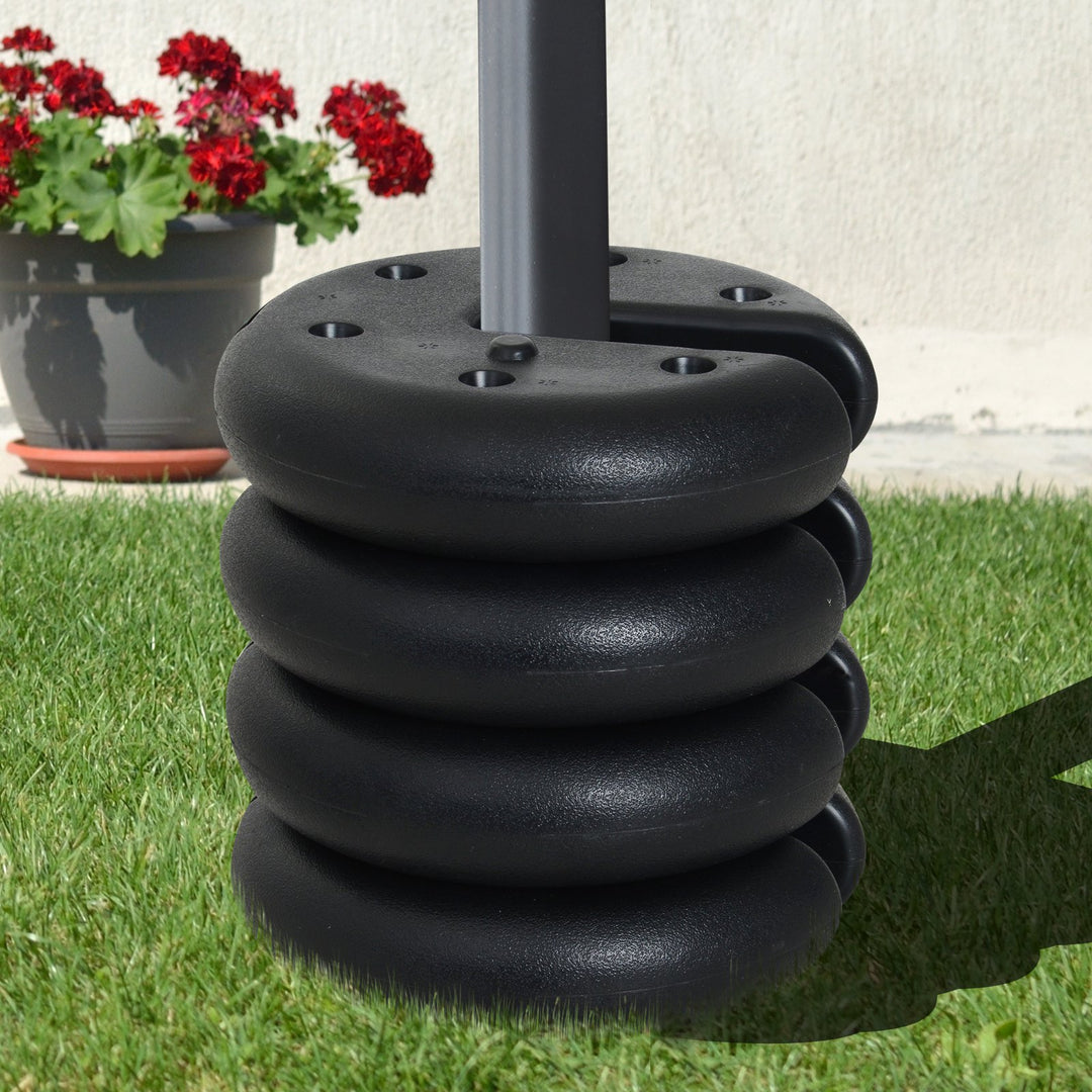 4PC Party Tent Gazebo Weights - Black