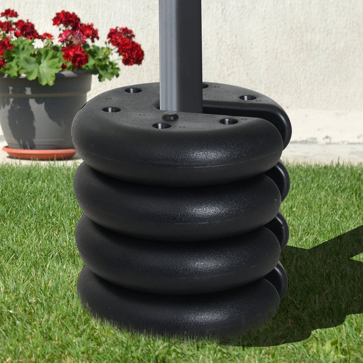 4PC Party Tent Gazebo Weights - Black